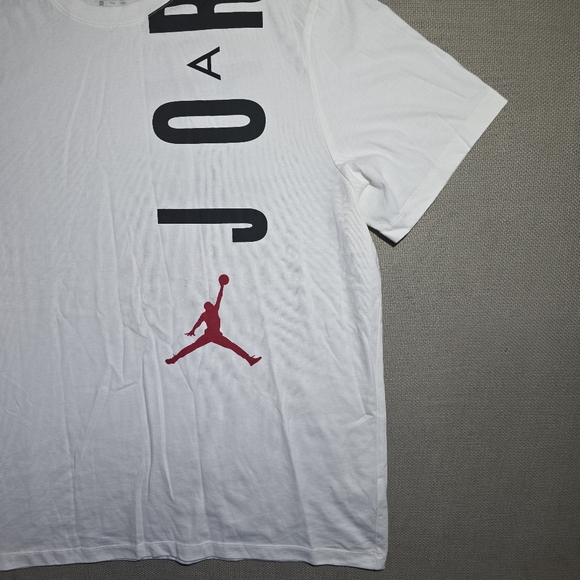 Jordan JDN AIR Stretch Short-Sleeve T-Shirt Men's Size  XXL White - Picture 3 of 14
